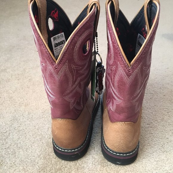 Rocky Mountain Women's Farmstead Boot Purple/Brown NWT - Picture 7 of 11